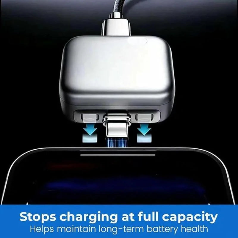 Automatic Charging Disconnector - Smart Auto Power Cut-Off Type-C to Type-C Fast Charging Guardian